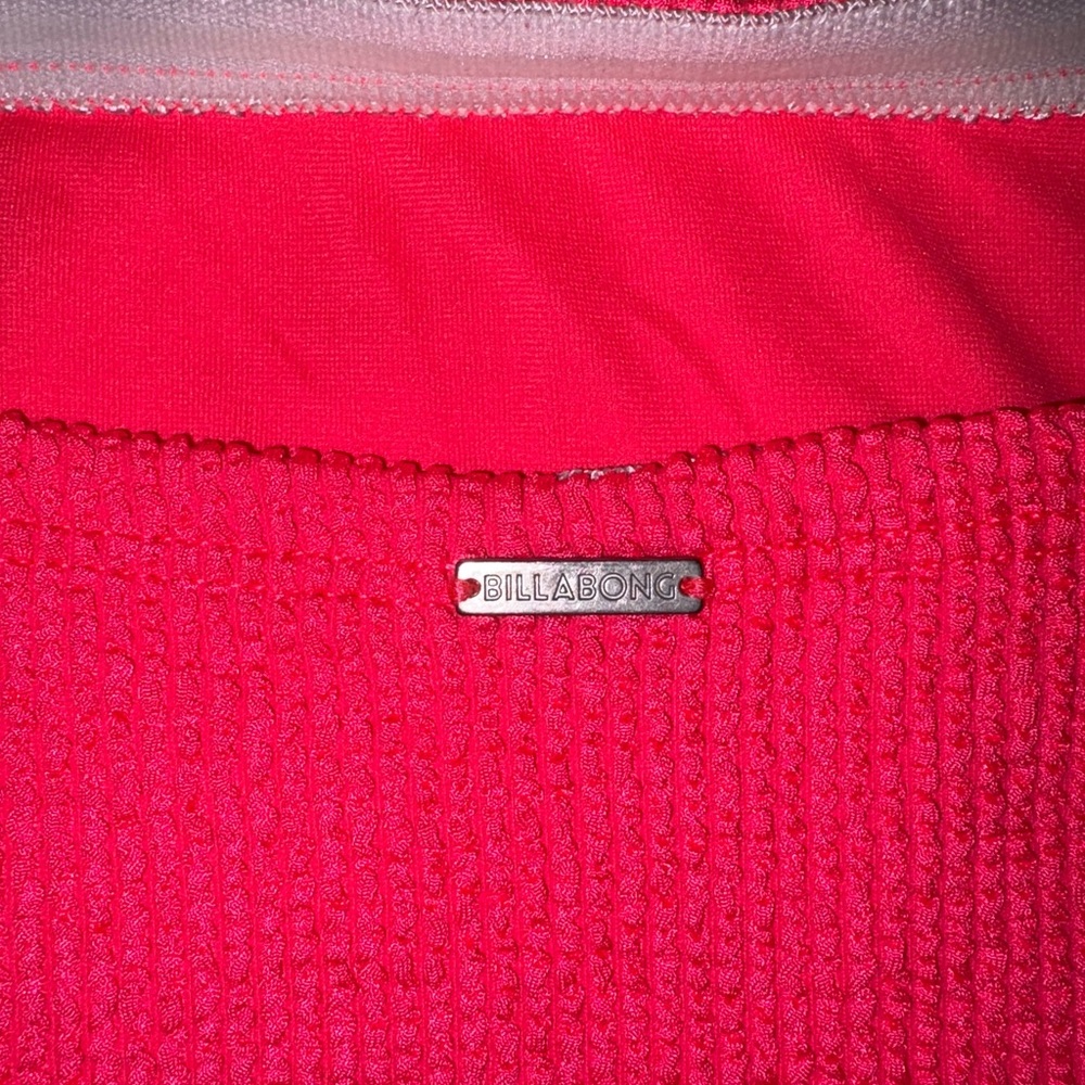 Billabong Hot Pink Textured Swimsuit - Picture 2 of 3